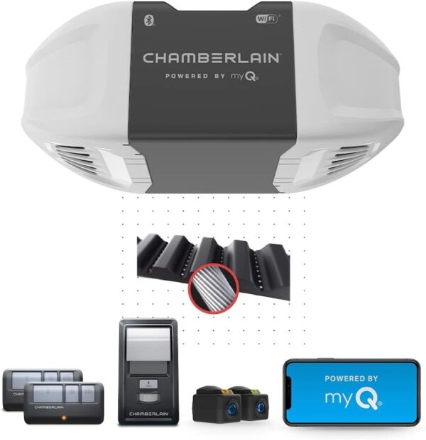 Chamberlain B4505TC 3/4HP Ultra Quiet Belt Drive Garage Door Opener with Wi-Fi