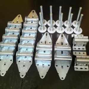 Garage Door Hardware Kit - 16x7 or 18x7 - Rollers, Hinges, Brackets